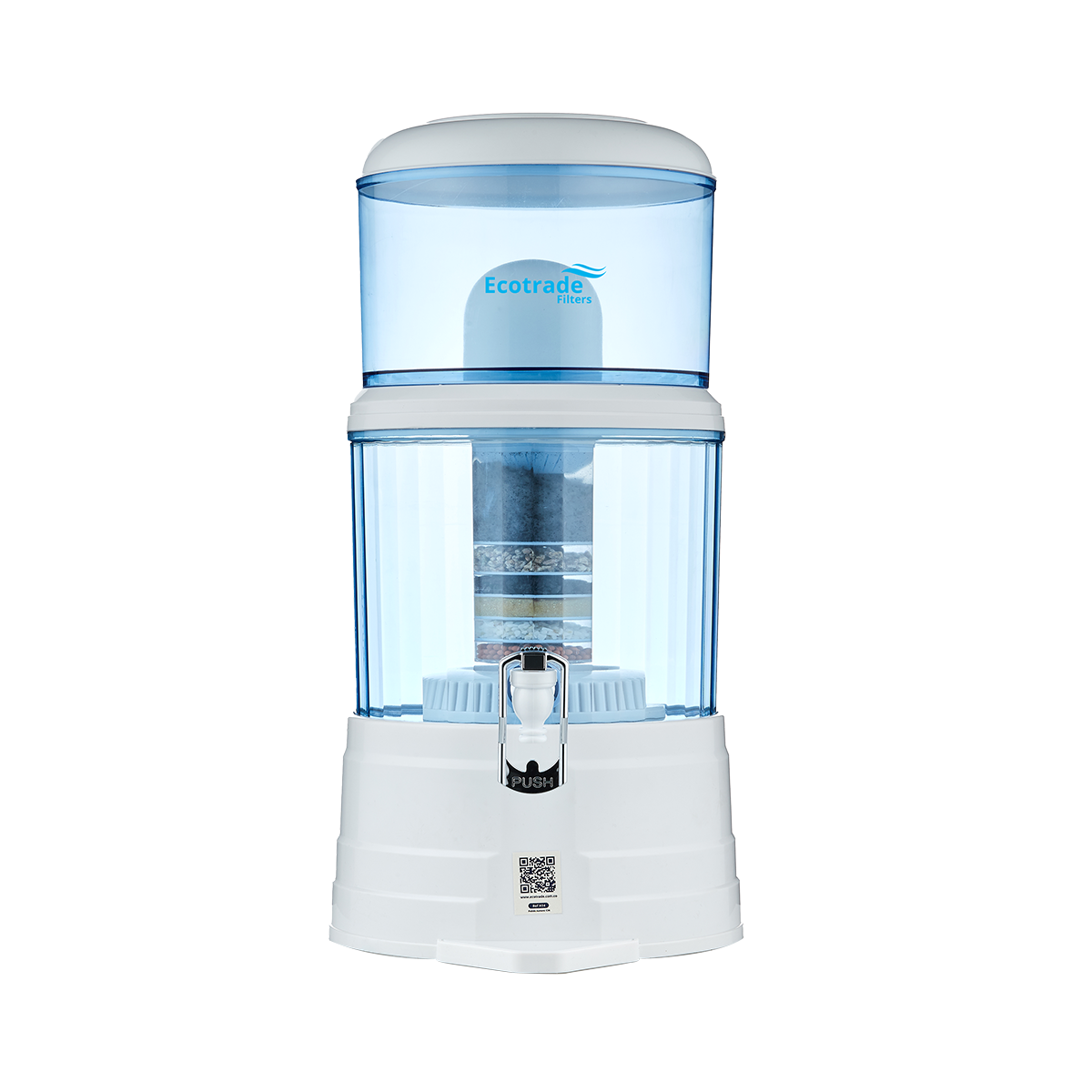 Ecotrade Filters Filtro purificador de agua Bioenergetico doméstico, casero 14 litros